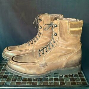 J&M 1850 Collection Premium Italy Leather Boots Size 11 Johnston Murphy